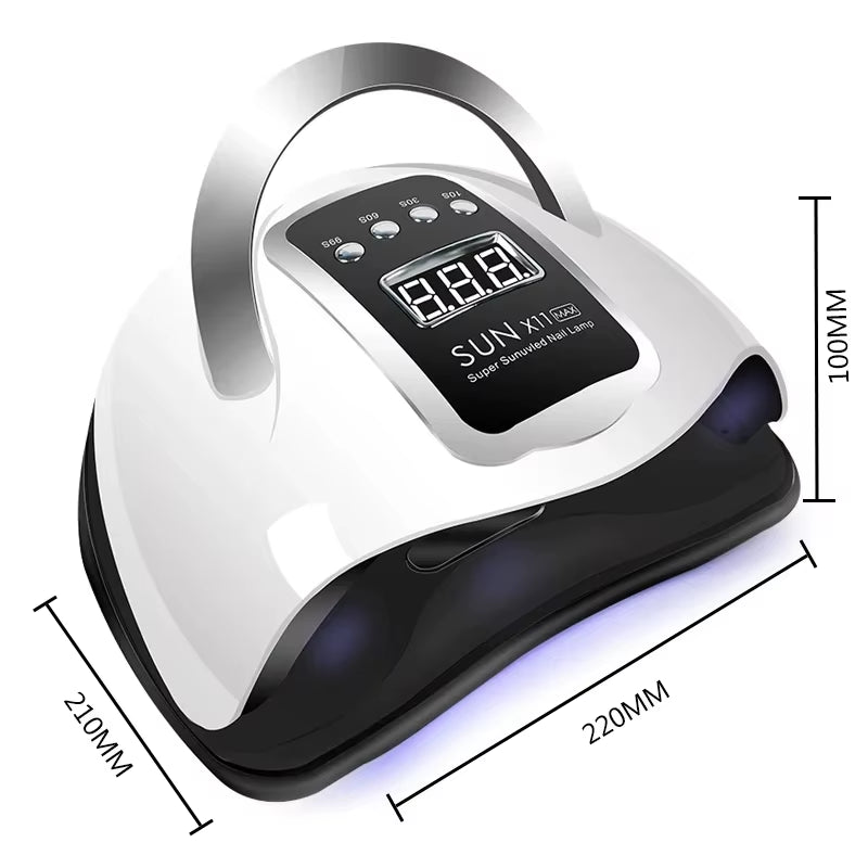 Nail Dryer LED Nail Lamp UV Light for Curing All Gel Nail Polish with LCD Display Motion Sensing Manicure Pedicure Salon Tools