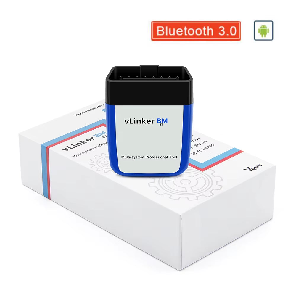 Vlinker BM+ ELM327 for BMW Bimmercode Bimmerlink Auto Code Reader Diagnostic Tool Car Scanner ELM327 OBD2 Bluetooth 4.0
