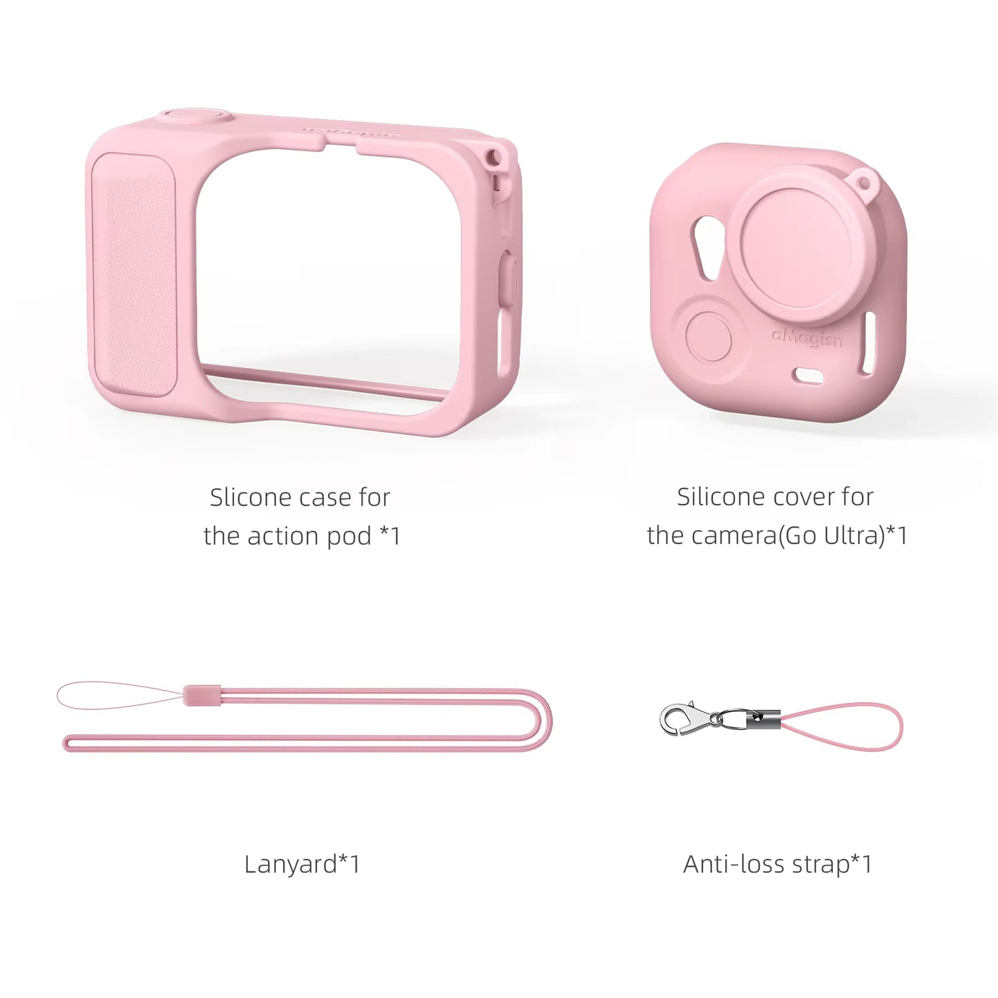 Silicone Protective Case for GO Ultra Frame All-Round Protection Shell Cover for GO Ultra Camera Accessories