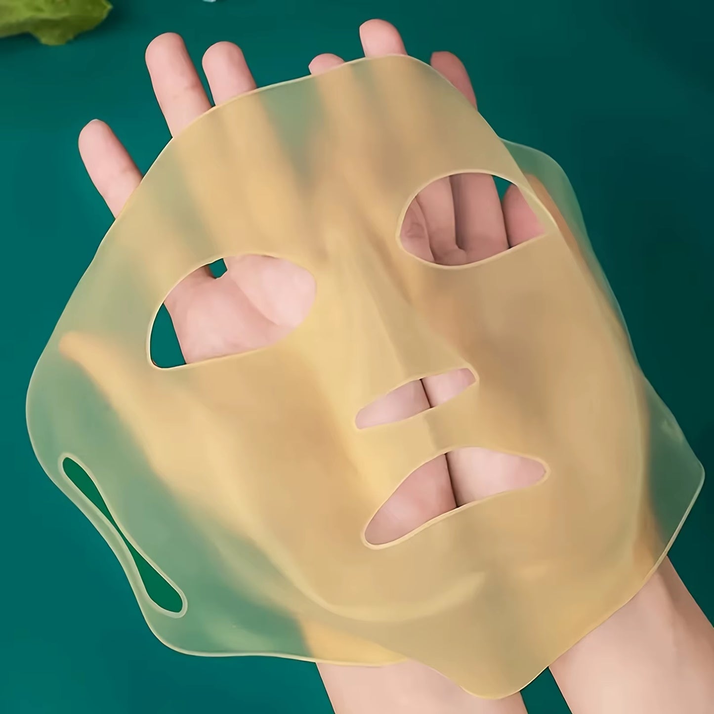 1PC 3D Silicone Facial Mask for Moisturizing-Reusable, Anti-Water Evaporation,Skin Care Tools for Women