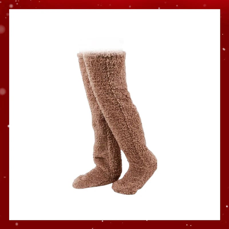 💕Velvety Fleece Knee Socks For Christmas❄️ mysite