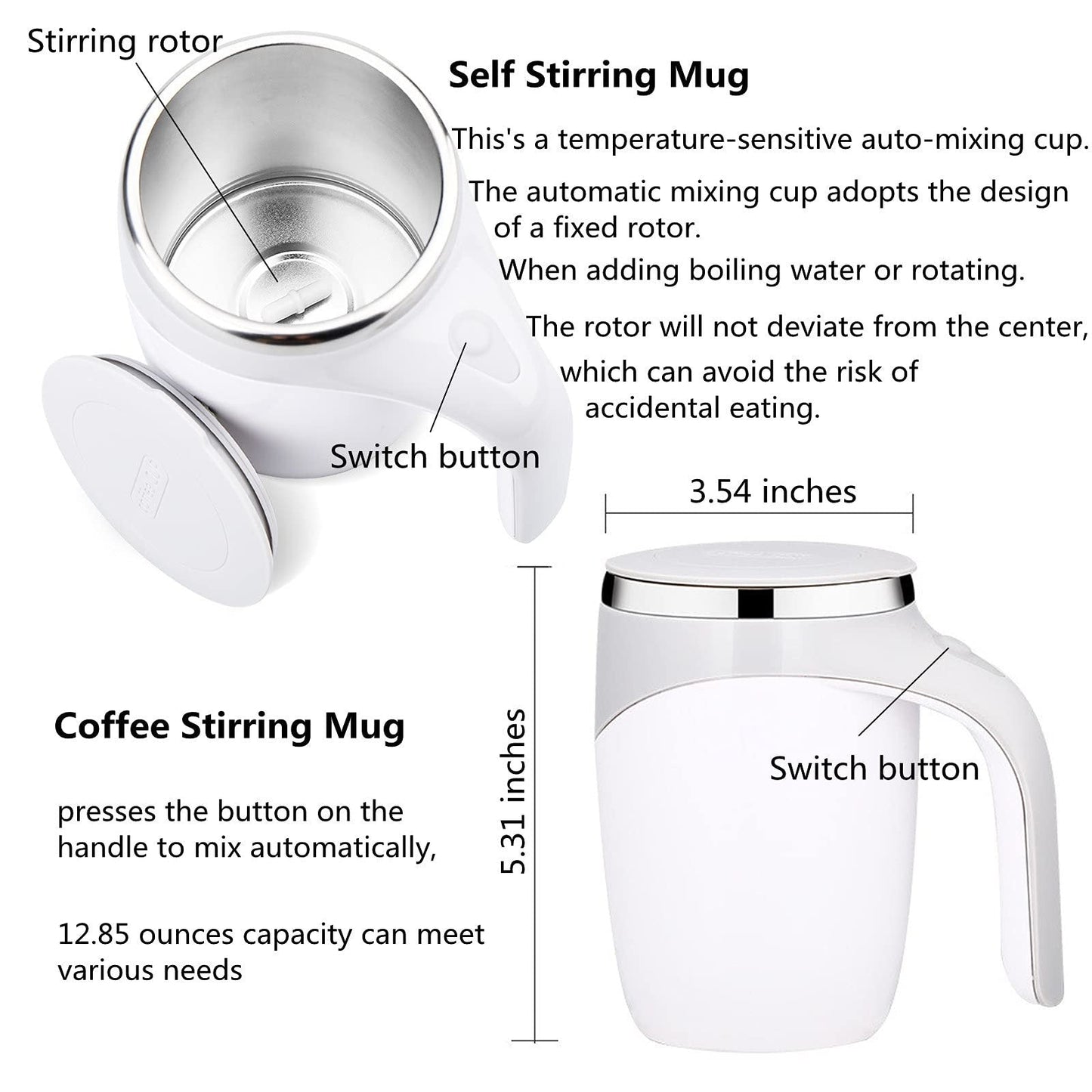 šAutomatic Magnetic Stirring Coffee Mug mysite