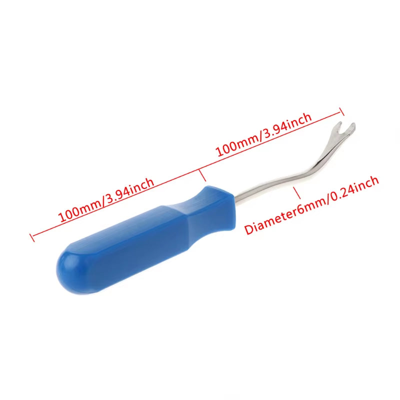 1Pcs Car Door Interior Trim Clip Panel Upholstery Fastener Clip Remover Tool Screwdriver Nail Puller E7CA Car Repair Tool