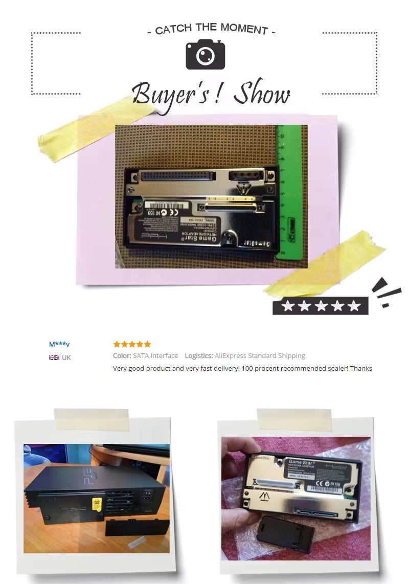 For Sony PS2 Fat Game Console Sata HDD Adapter IDE Socket HDD SCPH-10350 Adaptor for Playstation 2 Sata Socket Accessories