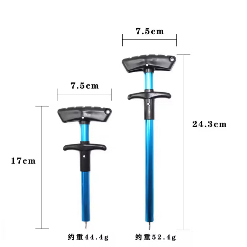1Pcs Fishing Hook Remover Tool Fishing Lure Remover Aluminum Tube Hook Detacher Portable Fish Hook Out Extractor
