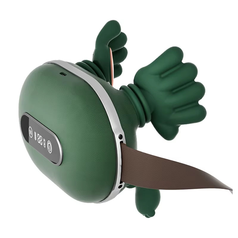 Brushless Motor Liquid Display Biomimetic Massage Neck Massager with 3 Levels of Strength and 2 Levels of Hot Compress