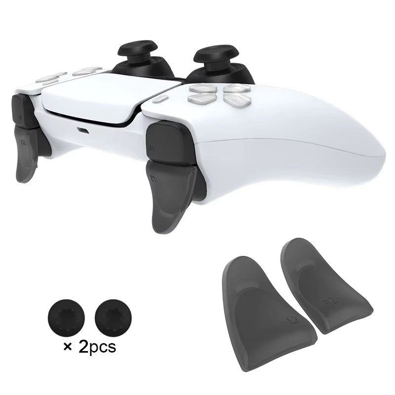 Extended Triggers Button for PS5 L2/R2 Trigger Extender D-Pad Key Cap for PS5 Gamepad Accessories