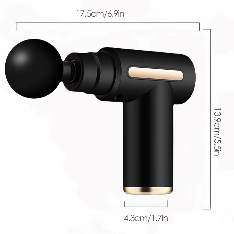 Mini Muscle Massage Gun Protable Body Massager Deep Handheld Percussion Massager for Body Back and Neck Leg Massage Equipment
