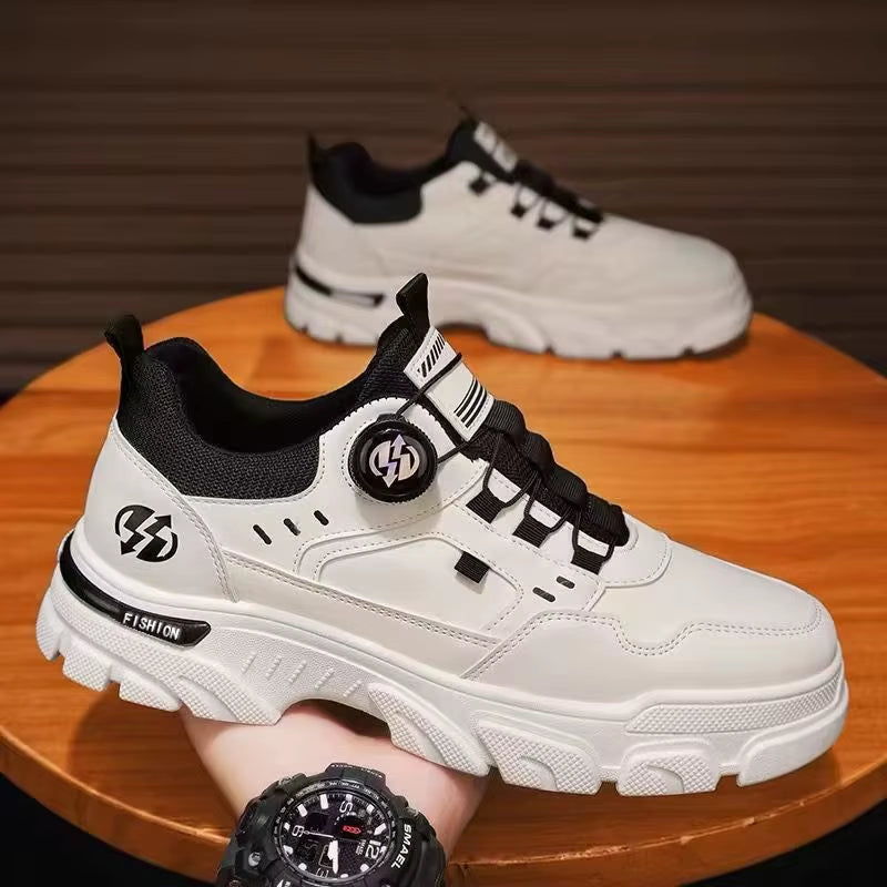 Summer Mens Casual Shoes Leather Men'S Sneakers Comfortable Soft Male Wark Board Shoes Platform Shoe for Men Кроссовки Мужские