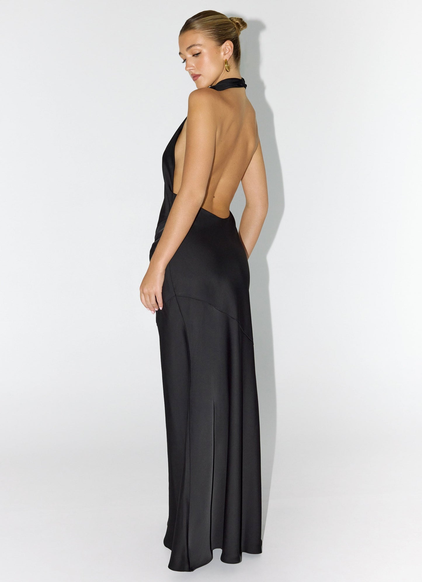 Back To Life Halter Maxi Dress - Black Peppermayo Exclusive