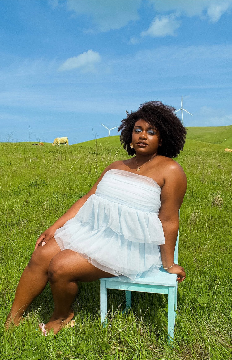 Birthday Girl Blue Mini Party Dress BB Exclusive