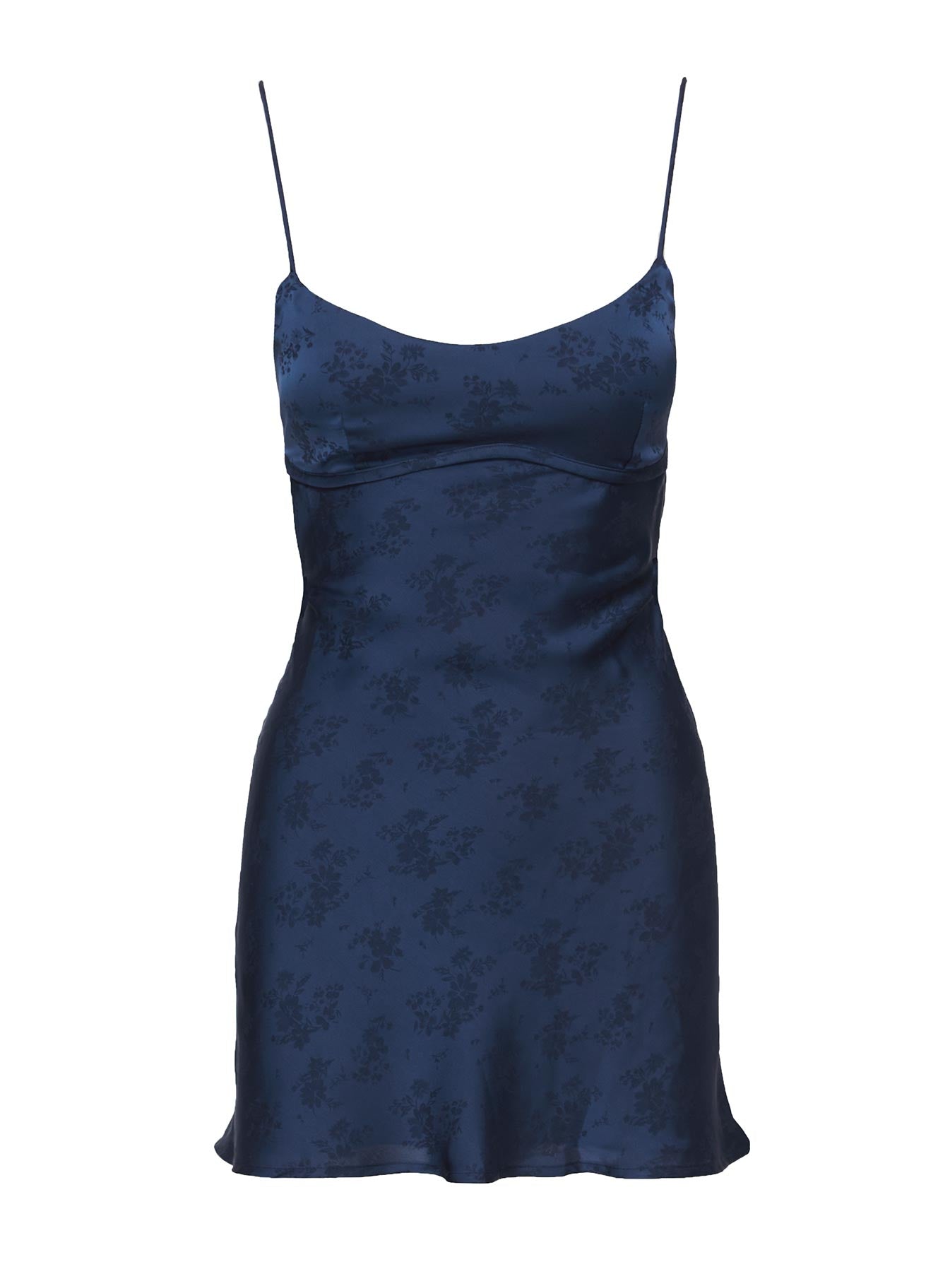 Clemence Mini Dress Navy Princess Polly