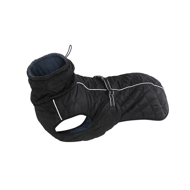 Dog Outdoor Jacket Waterproof Reflective Pet Coat Vest Winter Warm Cotton Dogs Clothing for Large Middle Dogs Labrador