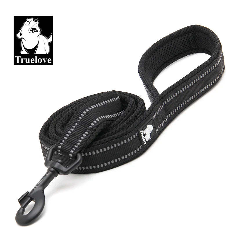 Truelove Soft Dog Pet Leash in Harness and Collar Reflective Nylon Cat Mesh Walking Training 11 Color Length 110cm TLL2111 Beauty World Shop