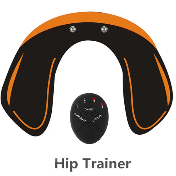 Electric Muscle Stimulator EMS Wireless Buttocks Hip Trainer Abdominal ABS Stimulator Fitness Body Slimming Massager Beauty World Shop