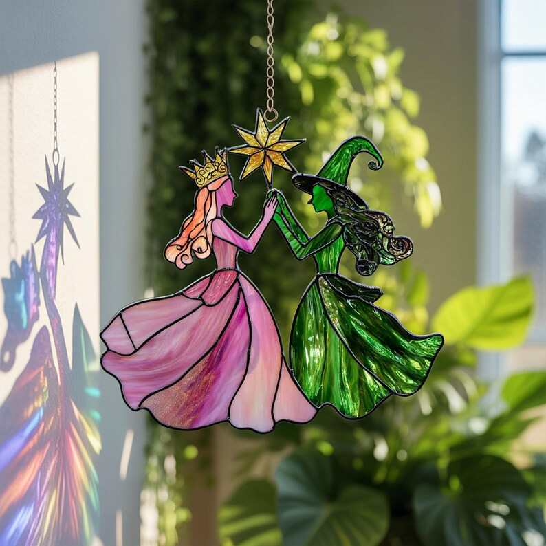 🔮Princess & Witch Colorful Suncatcher mysite