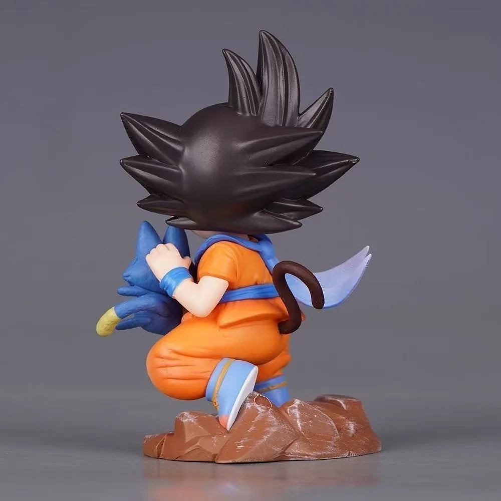10cm Anime Dragon Ball Z Figure Goku Figure Goku Embrace Pura PVC GK Figures Yamcha Anime Collectible Model Toys Gifts Beauty World Shop
