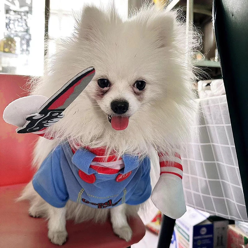 Funny Halloween Dog Costume For Small Medium Dogs Cats Adjustable Puppy Cosplay Party French Bulldog Chihuahua Pet Clothing Beauty World Shop