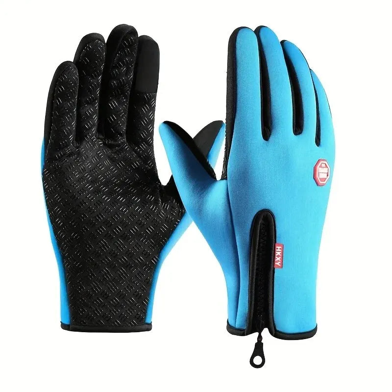 Outdoor Cycling Gloves, Bicycles for Warmth and Anti Slip in Autumn and Winter Beauty World Shop