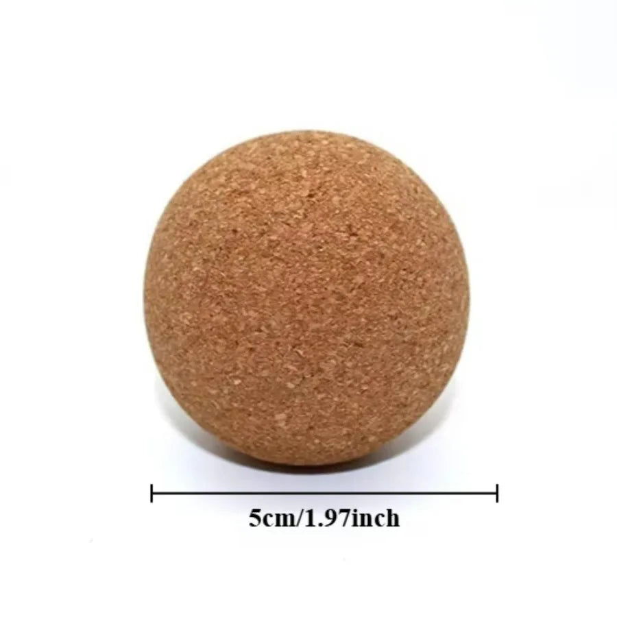 Cork Massage Ball for Muscle Relaxation, Deep Tissue Massager for Back & Shoulders, Portable Self-Care Tool Beauty World Shop