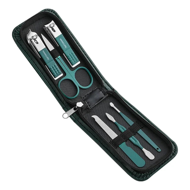 Nail Scissors Set Household High End Mens And Womens Special Nail Clippers Manicure Beauty Tools 6 Piece Portable Household Beauty Fashion
