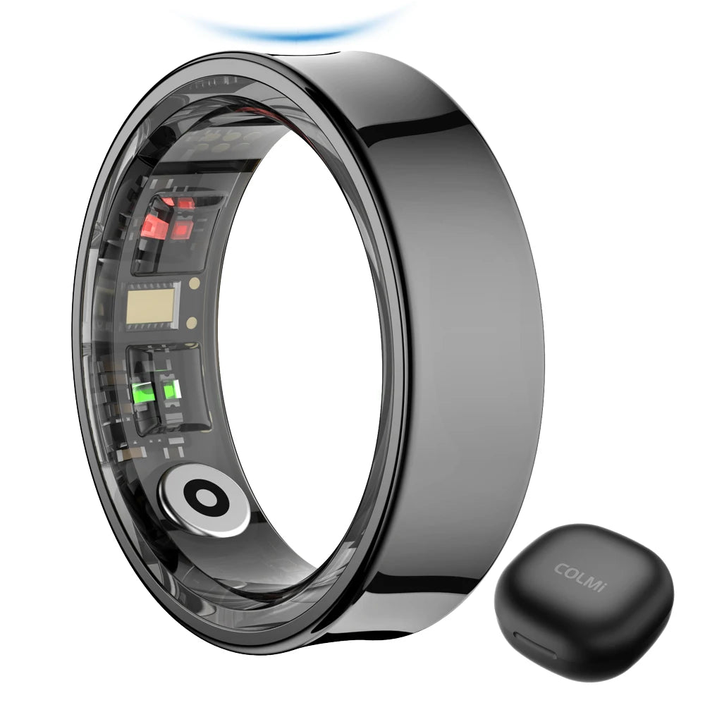 2024 COLMI R09 Smart Ring Men Women with Charging Case, Health and Sleep Monitor, Skin Temperature Monitor, 60 days battery life Beauty World Shop