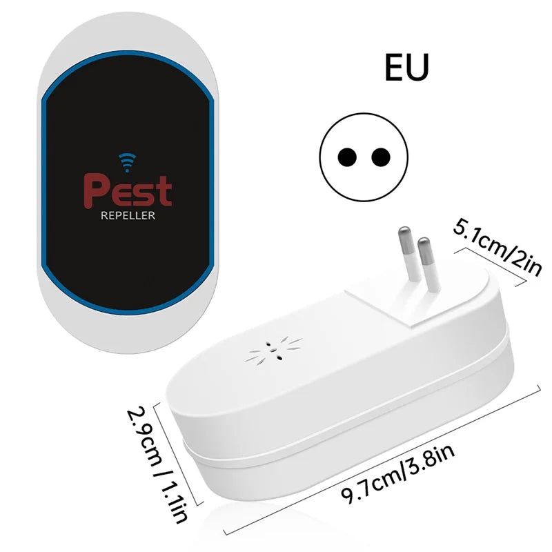 Ultrasonic Electronic Insect Repellent And Mouse Repellent Household Insect Repellent Mini Silent Safe Plug Electric 2026 New Beauty World Shop