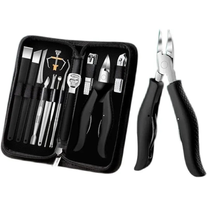 Nail Clipper Set for Paronychia Home Pedicure Tool Portable MEN'S High-grade Manicure Knife Dead Skin Scissors Beauty World Shop
