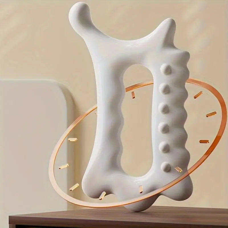 Ergonomic Versatile Handheld Gua Sha Board for Face & Body - Non-Ceramic, Gua Sha Massage Tool, Relaxation and Beauty Massager Beauty World Shop