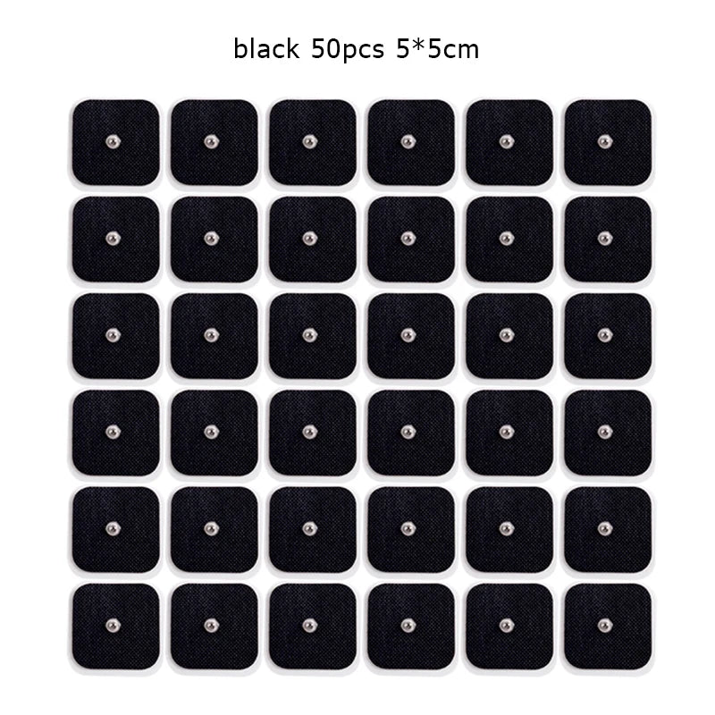 5*5cm Unit Replacement Pads Non-woven Self Adhesive for Patches Digital Machine Massager Body Massager Sticker Beauty World Shop