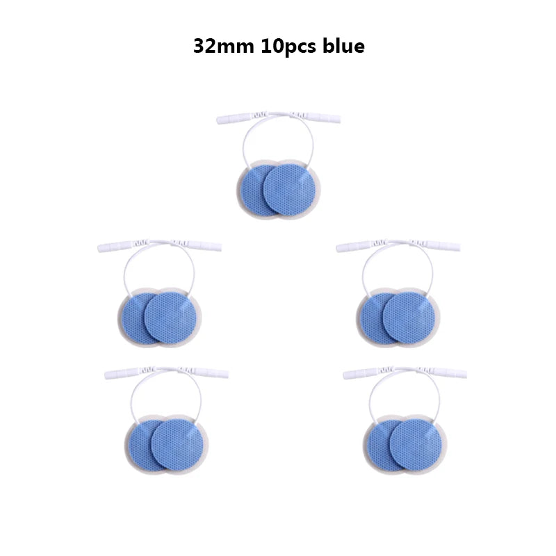 32mm EMS Electrode Pads Slim Self Adhesive Gel Electrode Sticker For Tens Acupuncture Digital Therapy Machine Beauty World Shop