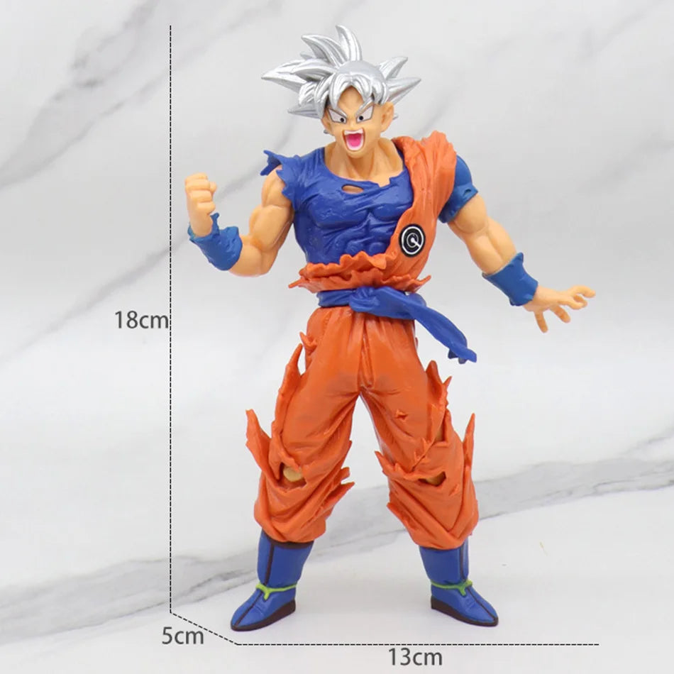 18 cm Son Goku Super Saiyan Figure Anime Dragon Ball Goku DBZ Action Figure Toys Model Gifts Collectible Figurines for Kids Toys Beauty World Shop