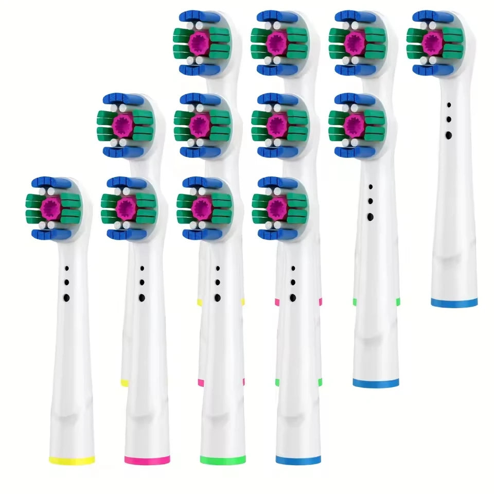 4/12/16Pcs Replacement Toothbrush Heads Compatible with Oral-B Braun Professional Electric Toothbrush Heads Brush Heads Beauty World Shop