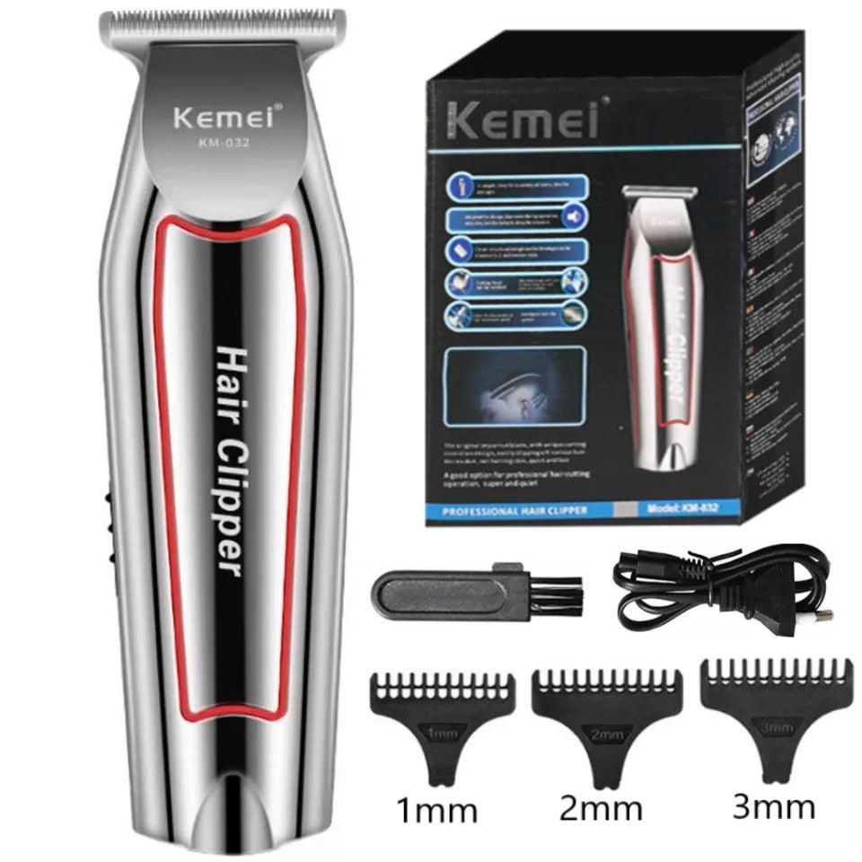 Kemei Professional Hair Trimmer Electric Beard Trimmer For Men Hair Clipper Hair Cutter Machine Haircut Grooming Kit KM-032 Beauty World Shop