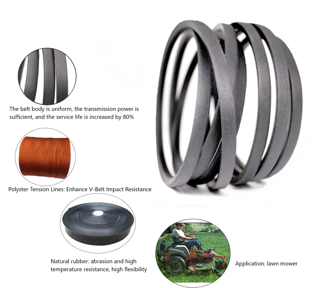 1PCS Z Type Agricultural Machinery V-Belt Industrial Triangle Belt 450mm-940mm Transmission Drive Belt Beauty World Shop