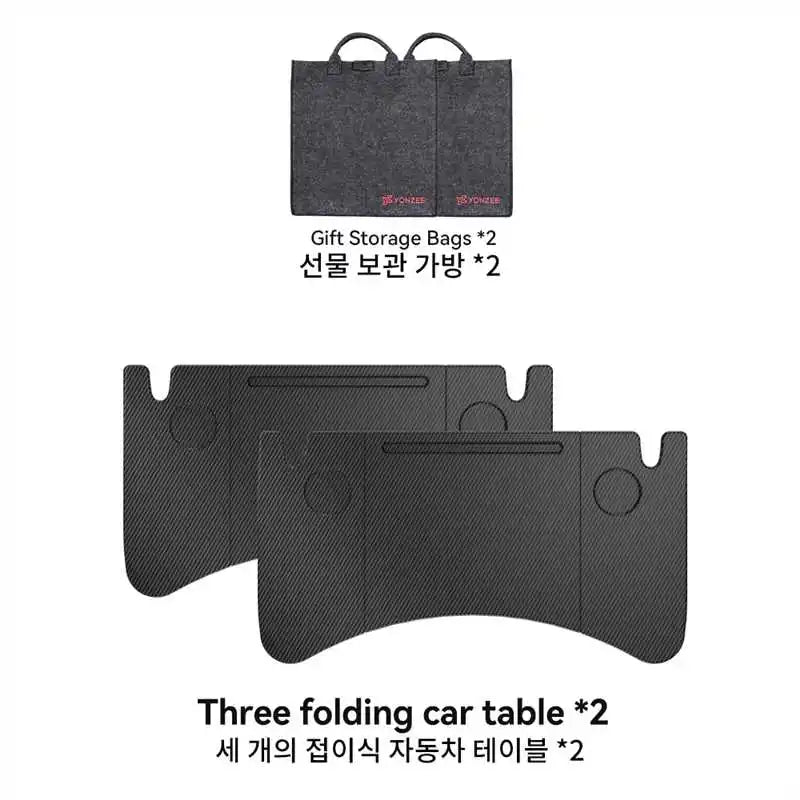 YZ For Tesla Model 3 Highlan Modle Y X S 2018-2026 Steering Wheel Laptop Tray Travel Desk Portable Office Table Car Accessories Beauty World Shop