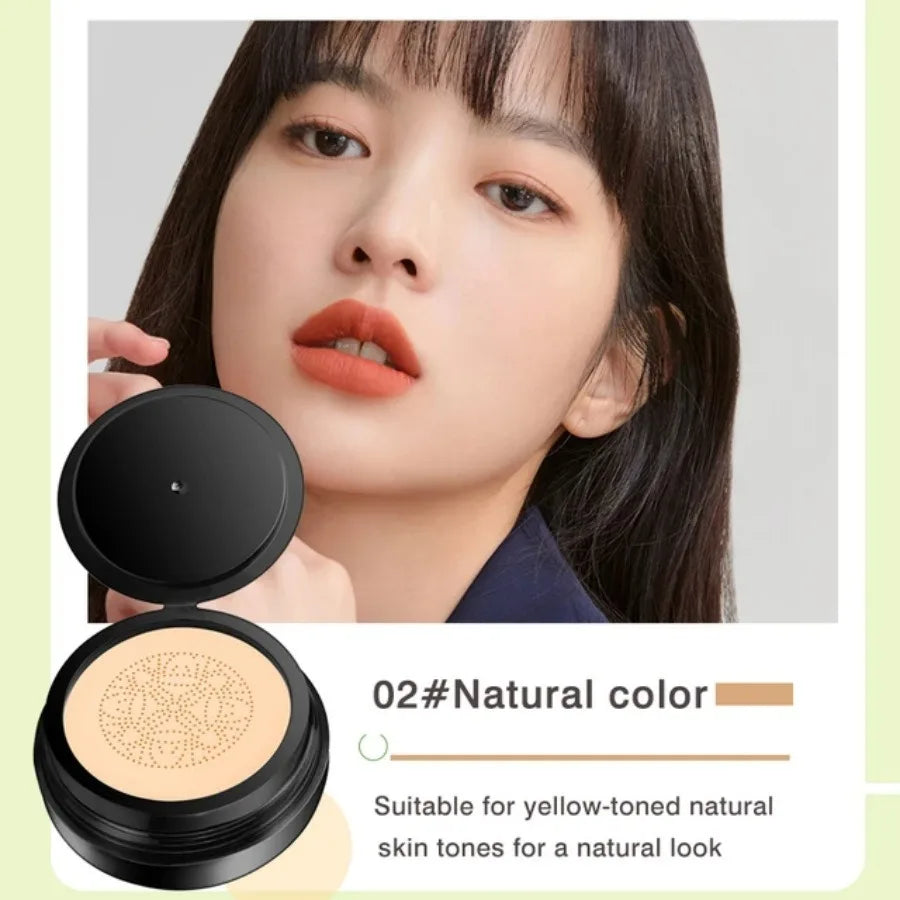 Snail Collagen BB Cream Mushroom Head Air Cushion CC Cream Face Concealer Brightening Moisturizing Foundation Cream Waterproof Beauty World Shop