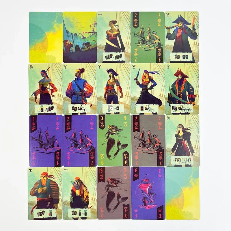 SAIL Board Game English Version with German Style Cards Two Player Cooperation Party Night Game Set Beauty World Shop