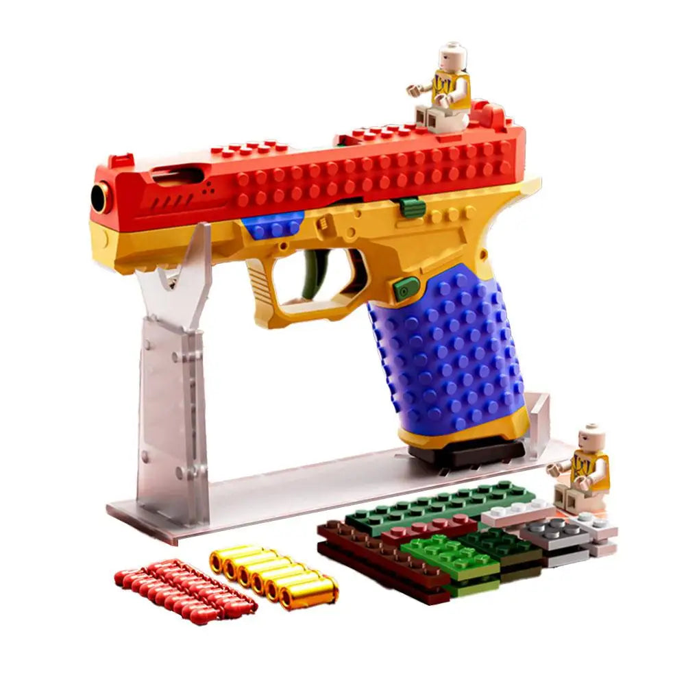 Educational Plastic Shooting Gun Block Puzzle Toy Launchable Weapon Building Blocks and Bricks Beauty Trend Shop