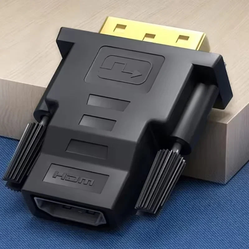 1080P DVI to HDMI-Compatible Cable Adapter DVI Male to Female Bi-directional Connector Converter for PS3 Projector Laptop TV Box Beauty World Shop