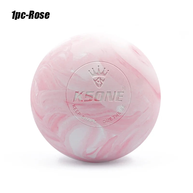 One Piece Yoga Massage Ball Fascia Ball Solid Rubber Ball Mixed Color Muscle Relaxation Ball For Muscle Recovery Beauty World Shop