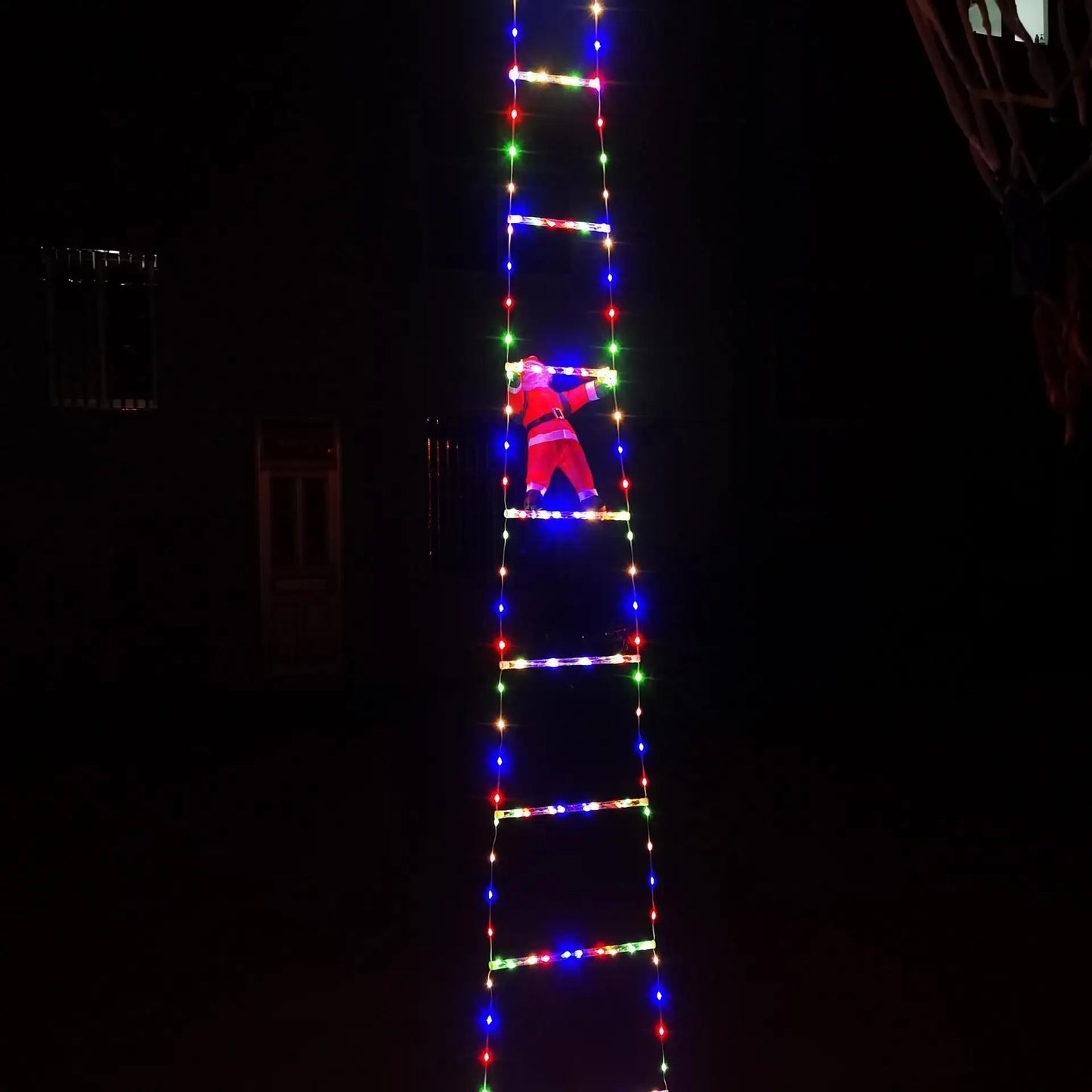 3M Santa Claus Climbing Ladder Outdoor Christmas Decoration Home Garden Cristmas Tree Ornement New Year Gift Xmas Tree Decor Beauty World Shop