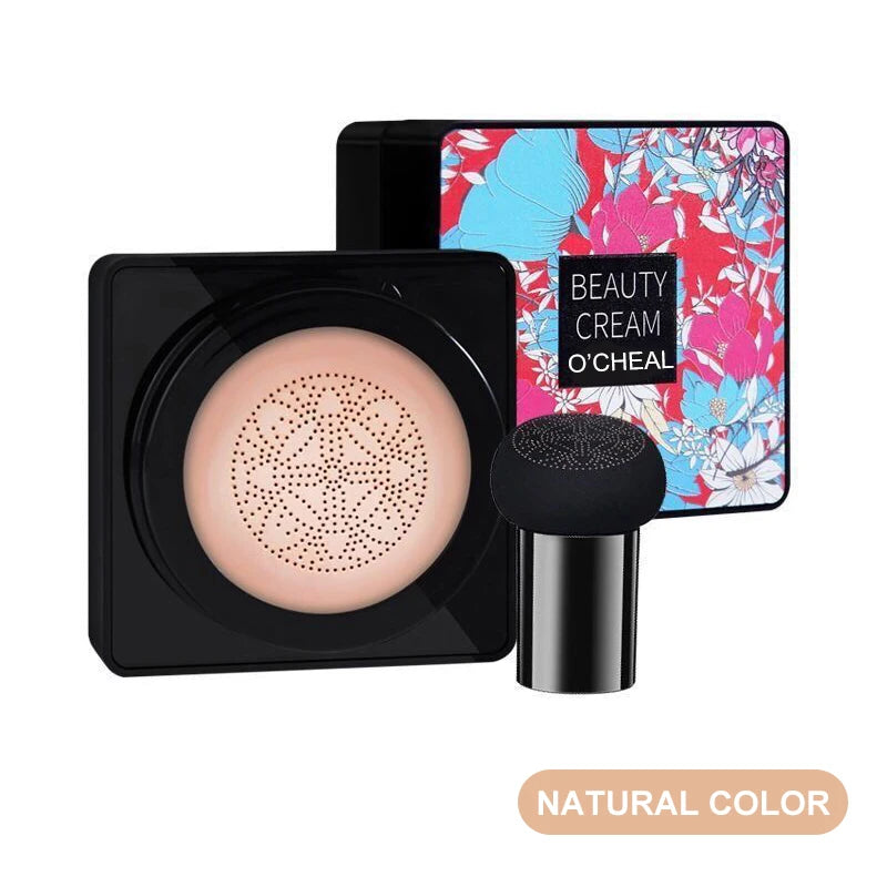 OCHEAL Mushroom Head BB Cream Foundation Cream for Face Makeup Concealer Cushion for Face Base Cream Makeup Cushion Compact Beauty World Shop