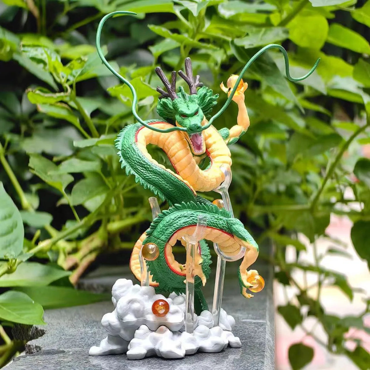 Creator X Creator Dragon Ball Shenron Green With Cloud Anime Action Figure Collection Model PVC Doll Toy Gift Decoration QY Beauty World Shop