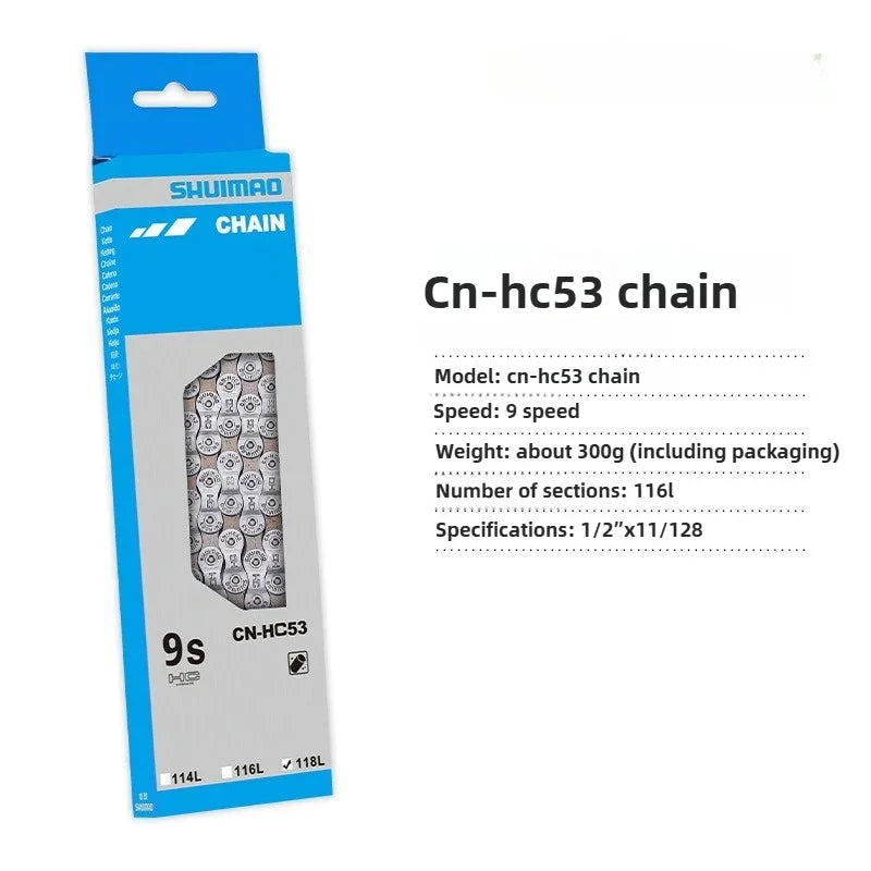 Mountain Bike Original Chains 6/7/8/9/10/11 Speed Bicycle Chain 116 MTB Bicycle Parts Beauty World Shop