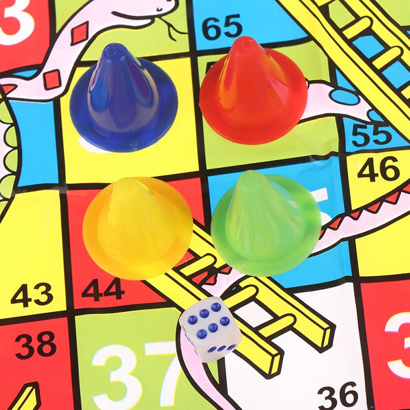 Snake Ladder Educational Kids Children Toys Family Interesting Board Game Gifts Beauty World Shop