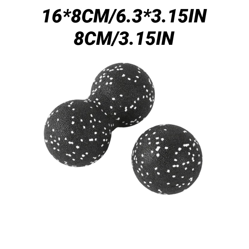 Yoga Peanut Balls Body Massage Fascia Ball Suit Foam Block High Density Muscle Relaxation Lacrosse Exercise Fitness Relieve Pain Beauty World Shop