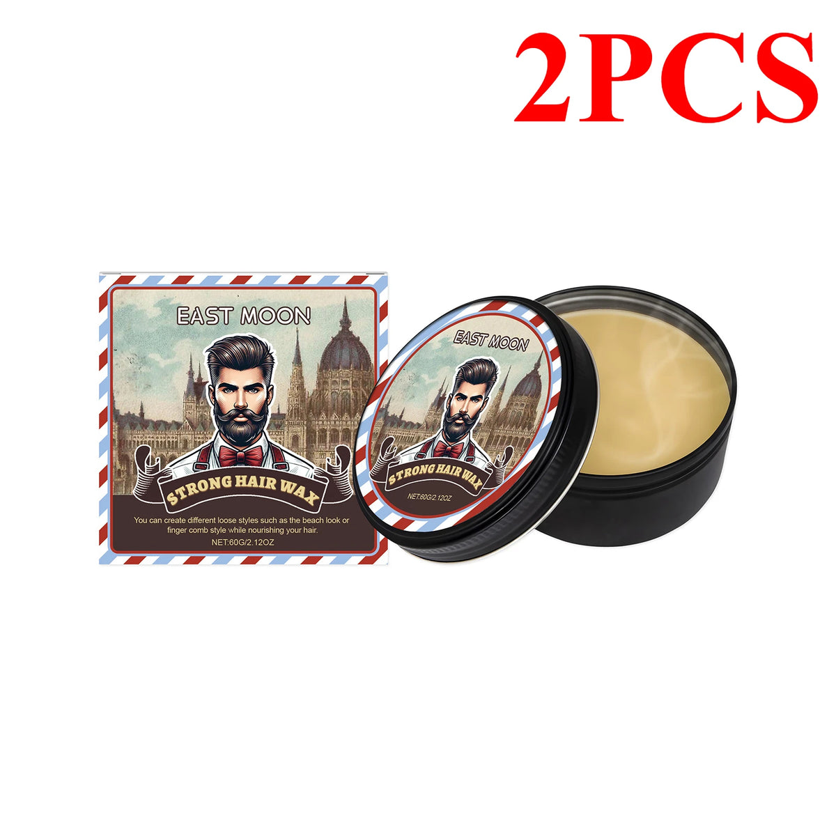 Long Lasting Stying Wax Fluffy Hair Pomade Wax Keep Hair Oil Edge Control Barbershop Tools Salon Hairdressing Mud Hair Styling Beauty World Shop