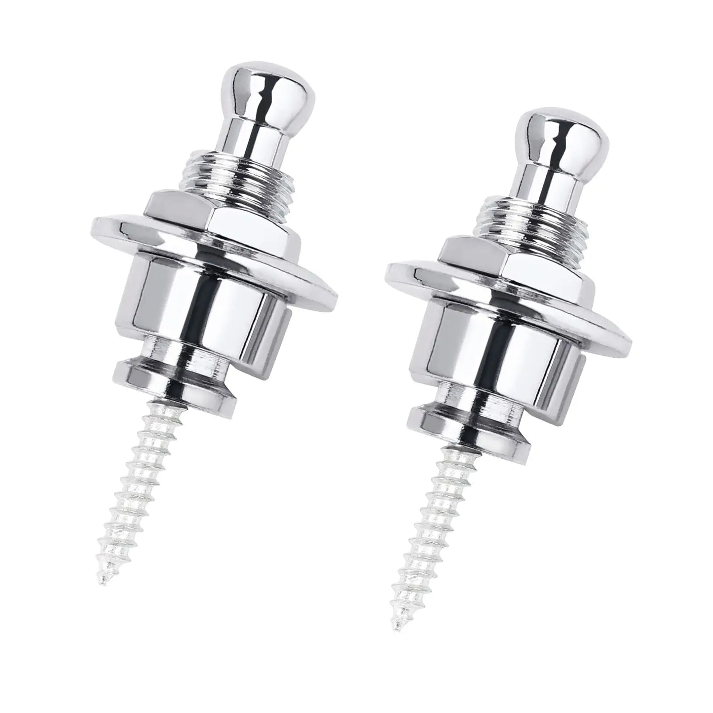 Guitar Strap Buttons Pins 1\2\4PCS 3 Color For Choose Premium Guitar Strap Locks Metal Security Strap Buttons Metal End Pins Beauty World Shop