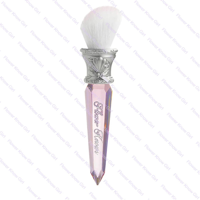 Flower Knows The Sweetie Bear Rounded Blush Brush Loose Powder makeup Brushes Beauty World Shop